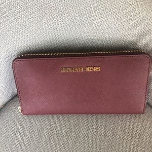 Michael Kors Burgundy Wallet